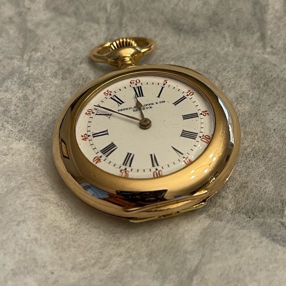 Patek Philippe antique pocket watch in 18k yellow gold - Picture 5 of 11